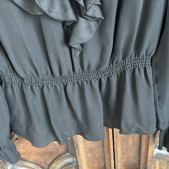 NWOT White House Black Market silk black dirt size S. - Picture 5 of 7